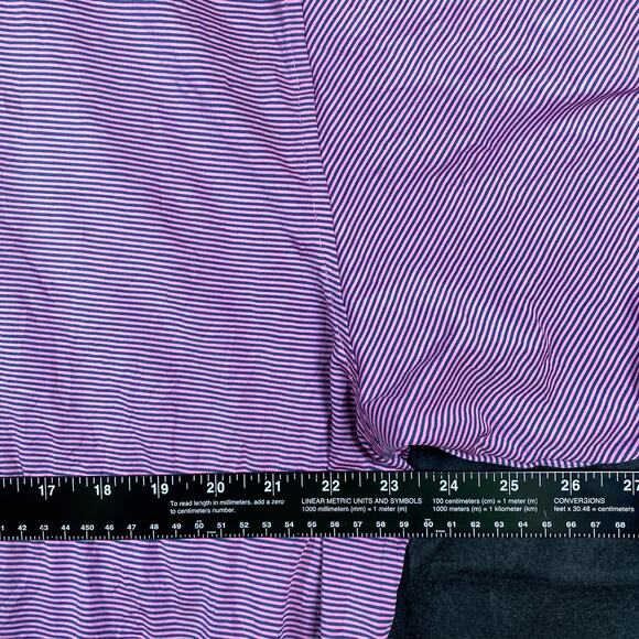 Peter Millar Mens Shirt Purple Blue Stripe Summer Comfort Polo Stretch XLarge - Picture 8 of 12